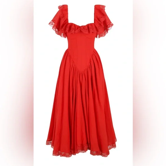 Selkie / The revolt red Cupid dress - Picture 1 of 7